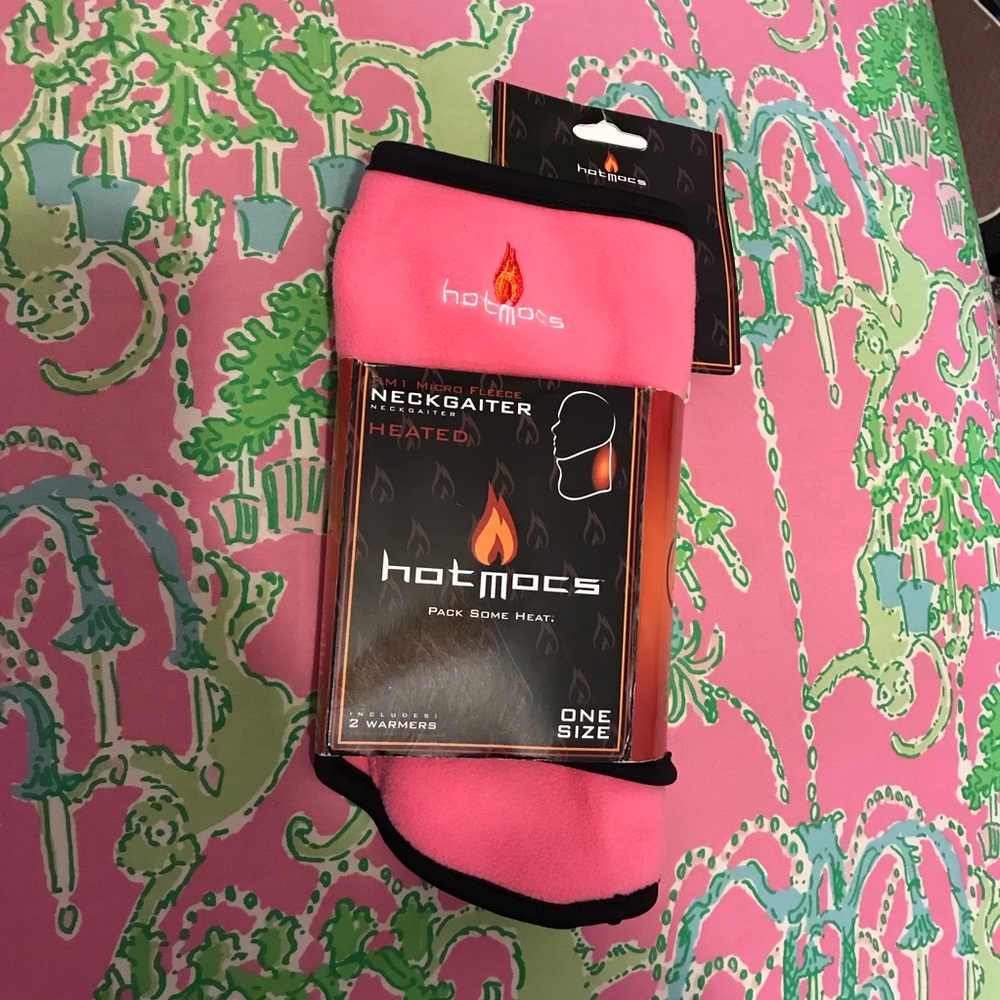 Hot Mocs Fleece neck Gaiter NEW in pink